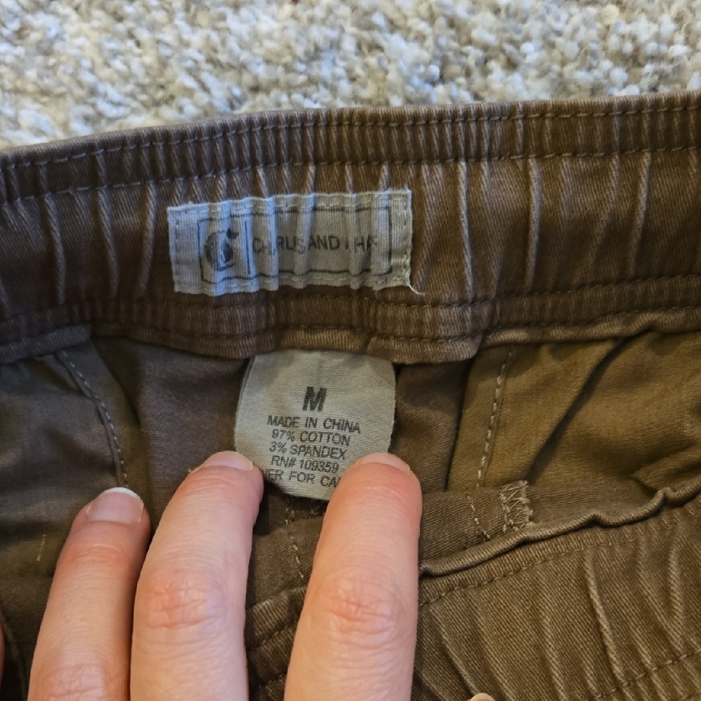 Men's Brown Jogger Pants - Picture 3 of 4